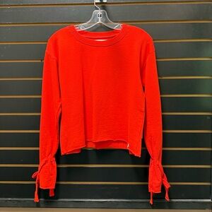 Treasure & Bond Red Tie Sleeve Top NWT XL